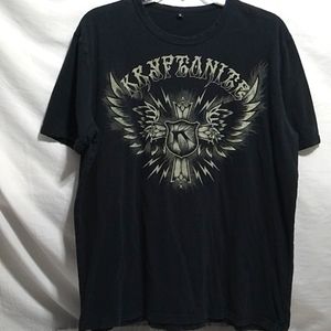 RARE! KRYPTONITE Cross Wings Lightning Bolts Vintage Shirt Sz.XL